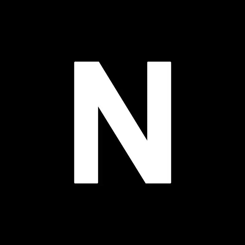 White capital letter n on black background representing decorbites heart cake mold for kitchen baking and cake decor