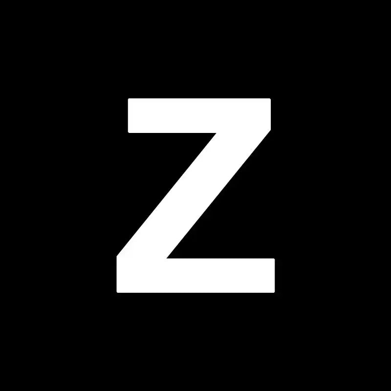 White capital letter z on black background for decorbites heart cake mold used in kitchen baking and decorating