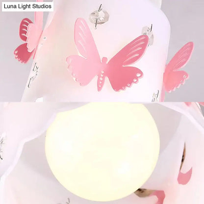 Lámpara de techo acrílica DecorBites™ con forma de mariposa hueca para cocina moderna