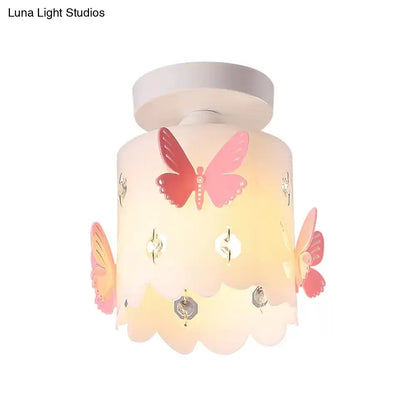 Lámpara de techo acrílica DecorBites™ con forma de mariposa hueca para cocina moderna