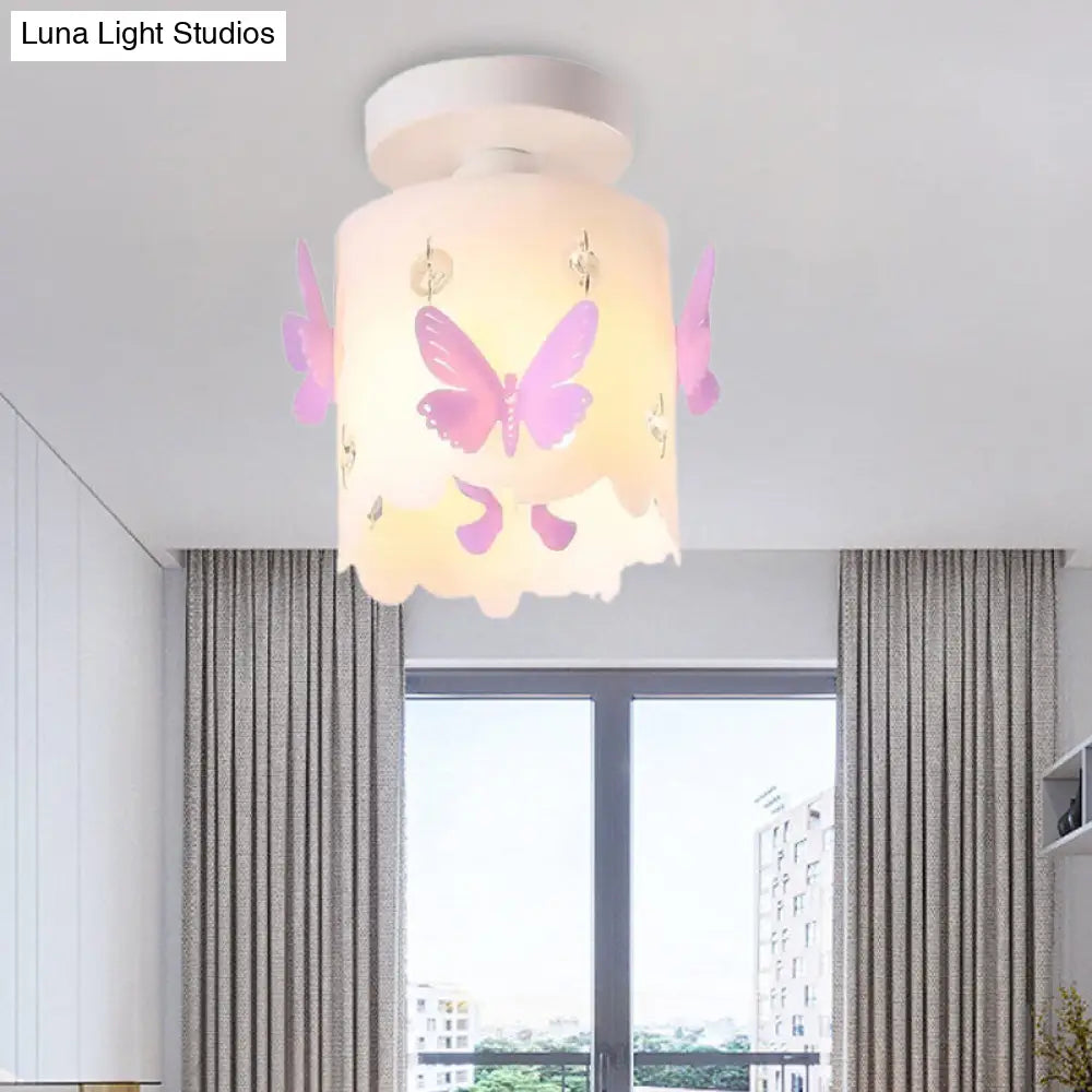 Lámpara de techo acrílica DecorBites™ con forma de mariposa hueca para cocina moderna