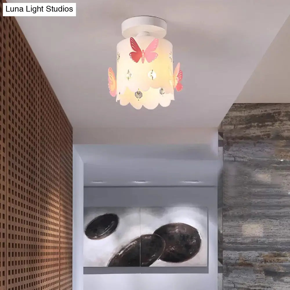 Lámpara de techo acrílica DecorBites™ con forma de mariposa hueca para cocina moderna