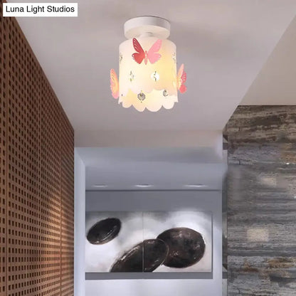 Lámpara de techo acrílica DecorBites™ con forma de mariposa hueca para cocina moderna