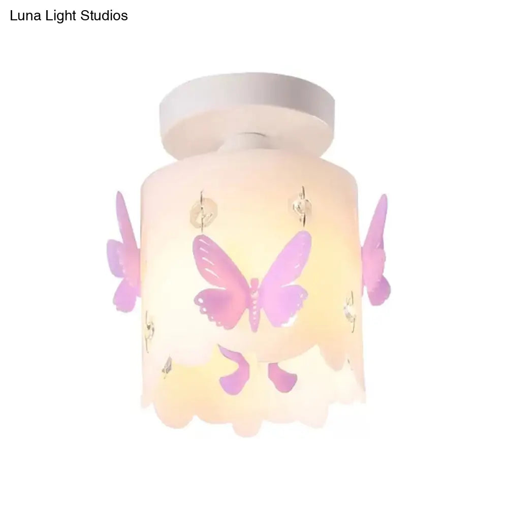 Lámpara de techo acrílica DecorBites™ con forma de mariposa hueca para cocina moderna