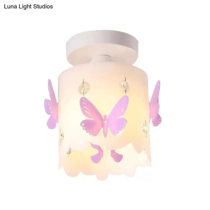 Lámpara de techo acrílica DecorBites™ con forma de mariposa hueca para cocina moderna