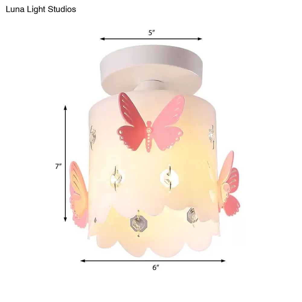 Lámpara de techo acrílica DecorBites™ con forma de mariposa hueca para cocina moderna