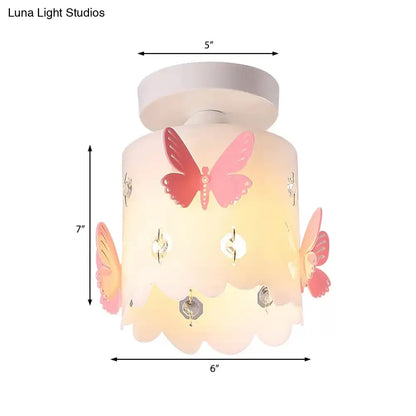 Lámpara de techo acrílica DecorBites™ con forma de mariposa hueca para cocina moderna