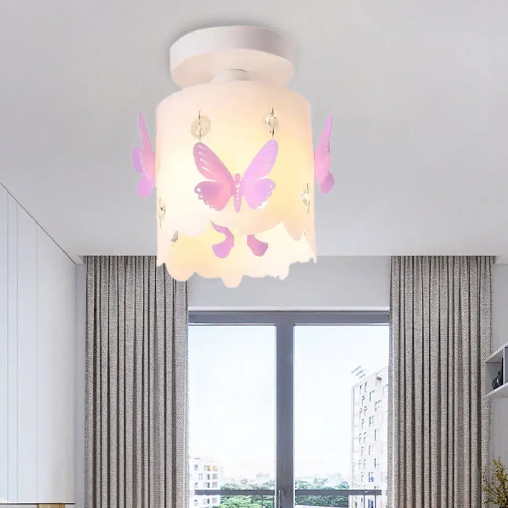 Lámpara de techo acrílica DecorBites™ con forma de mariposa hueca para cocina moderna
