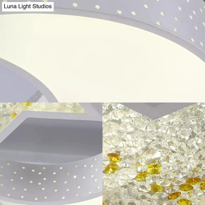 DecorBites™ DecorBites™ Hollow Star Moon LED Ceiling Light for Kids' Study Room