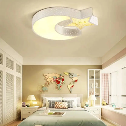 DecorBites™ DecorBites™ Hollow Star Moon LED Ceiling Light for Kids' Study Room