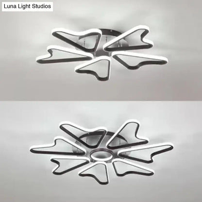 Lámpara de techo LED DecorBites™ con forma de cuerno para dormitorio infantil moderno, fabricada en acrílico