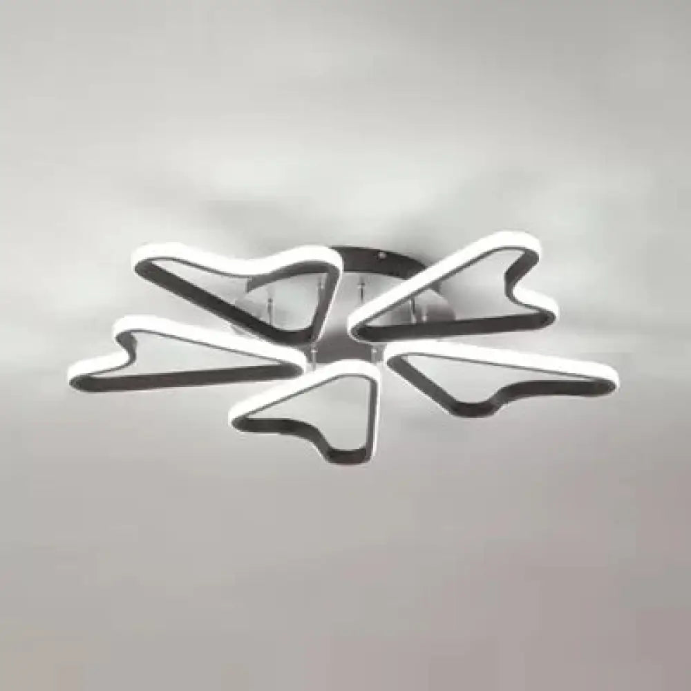 Lámpara de techo LED DecorBites™ con forma de cuerno para dormitorio infantil moderno, fabricada en acrílico