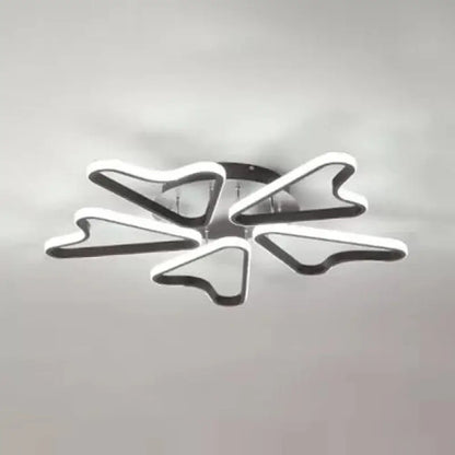 Lámpara de techo LED DecorBites™ con forma de cuerno para dormitorio infantil moderno, fabricada en acrílico