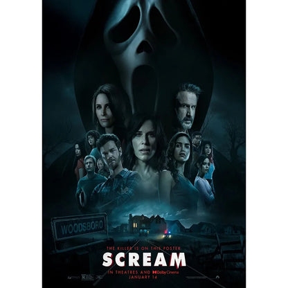 Horror Movie Retro Poster Wall Art - z10 / 30X40cmNoframe - Posters