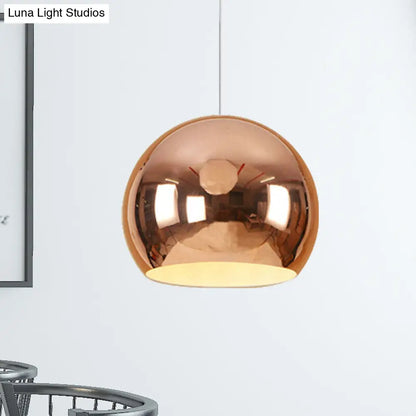 I suggest the following improved product title: "Nordic Iron Globe Pendant Light - 1 Light Chrome/Rose Gold Ceiling Fixture