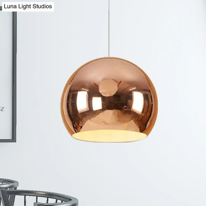 I suggest the following improved product title: "Nordic Iron Globe Pendant Light - 1 Light Chrome/Rose Gold Ceiling Fixture