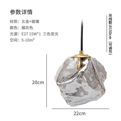 Ice Cube Lava FRP Pendant Light, Adjustable 3-Color - Decorbites