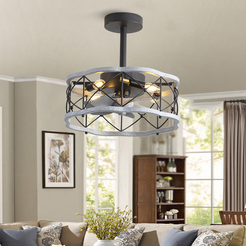 Metal Nordic Fan Lamp