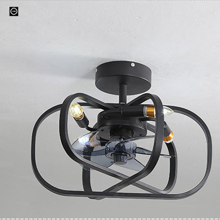 Metal Nordic Fan Lamp