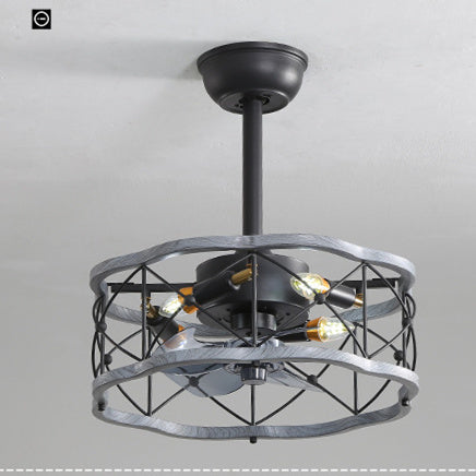 Metal Nordic Fan Lamp