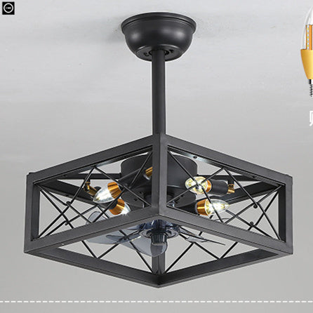 Metal Nordic Fan Lamp