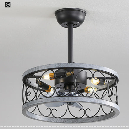 Metal Nordic Fan Lamp
