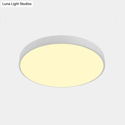 DecorBites™ DecorBites™ Illuminate Your Pathway: Round Nordic LED Flush Mount Ceiling Light with Acrylic Diffuser