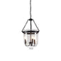 Industrial 3-Light Pendant Lamp with Adjustable Chain for Dining Room