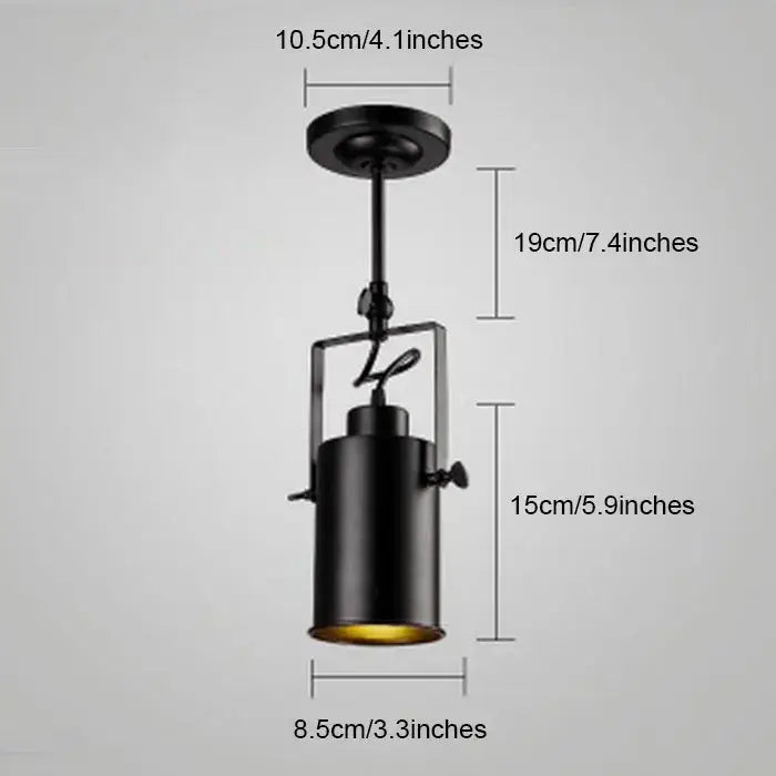 Industrial black and gold wrought iron spotlight with matte black finish and brass interior for living room decorbites black wrought