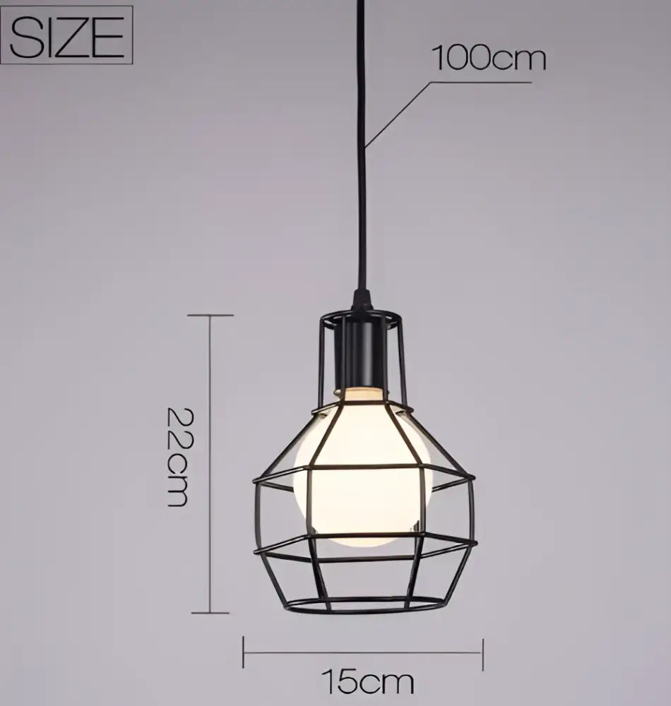 Black metal cage pendant light with warm glow industrial black iron pendant lights for dining room decorbites iron pendant