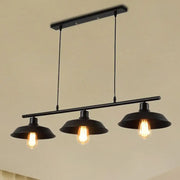 Decorbites industrial black metal pendant lighting with three exposed e26 e27 bulb base edison bulbs for bedroom use