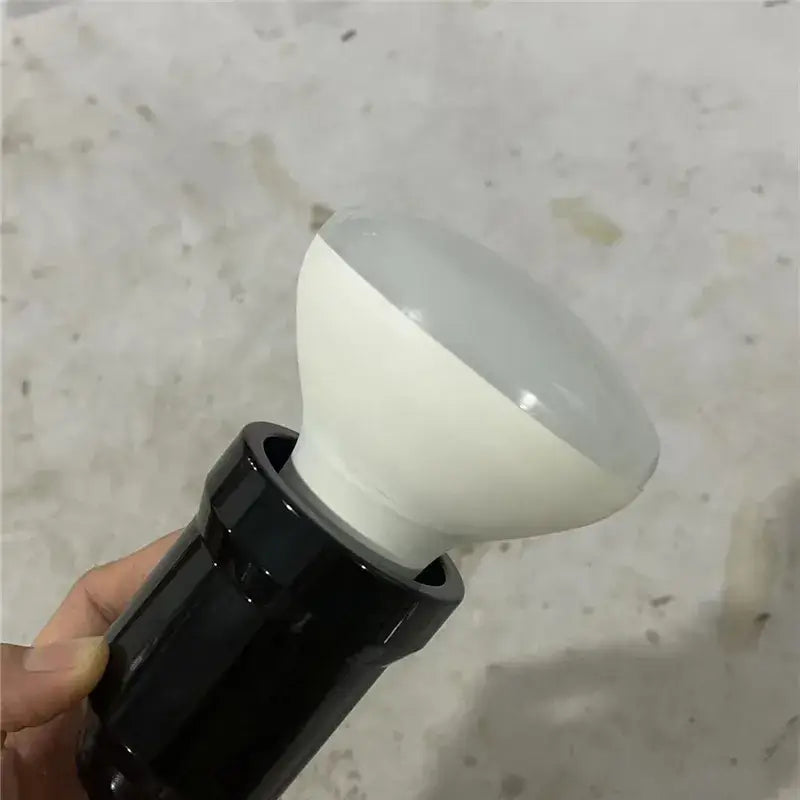 White frosted led spotlight bulb with black base in industrial black wrought iron adjustable pendant lamp decorbites adjustable pendant