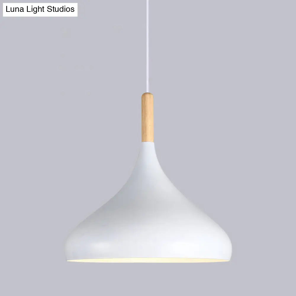 Industrial Cone Shade Ceiling Light - Metal Hanging Pendant for Restaurant