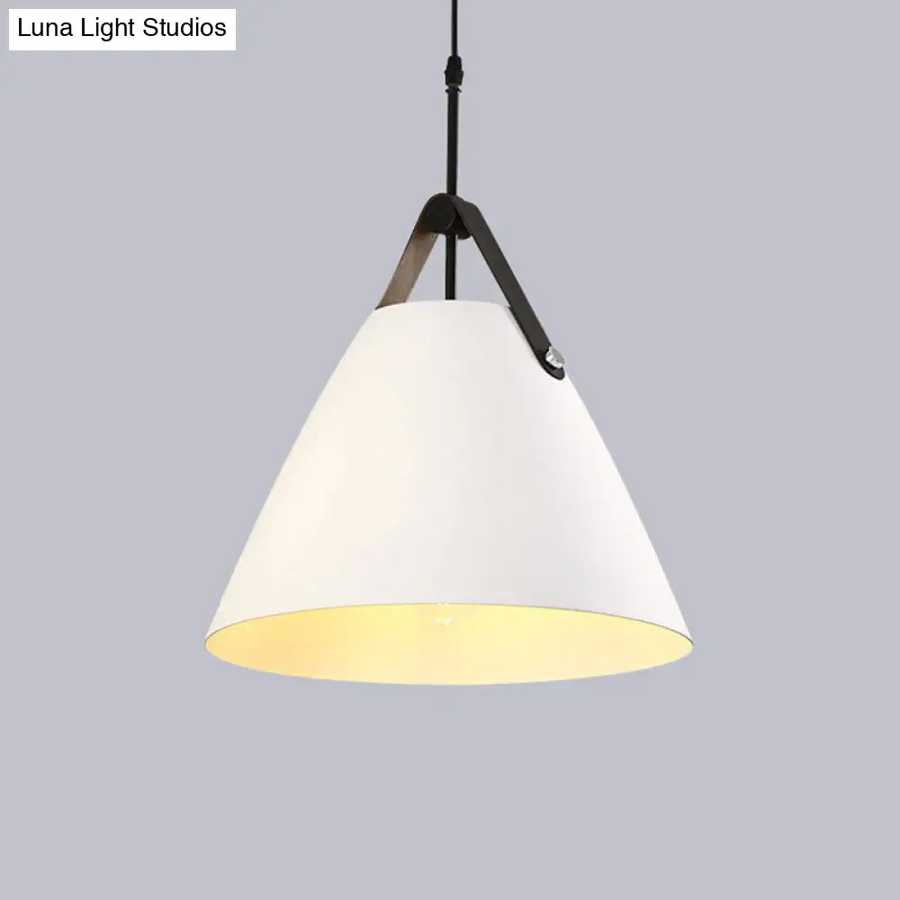 Industrial Cone Shade Ceiling Light - Metal Hanging Pendant for Restaurant