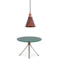 Industrial Horn Shaped Pendant Light in Rust/Copper/Brass - 1-Light Bedside Fixture