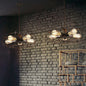 Industrial Iron Cage Hanging Lamp | 5-Light Chandelier for Bedroom