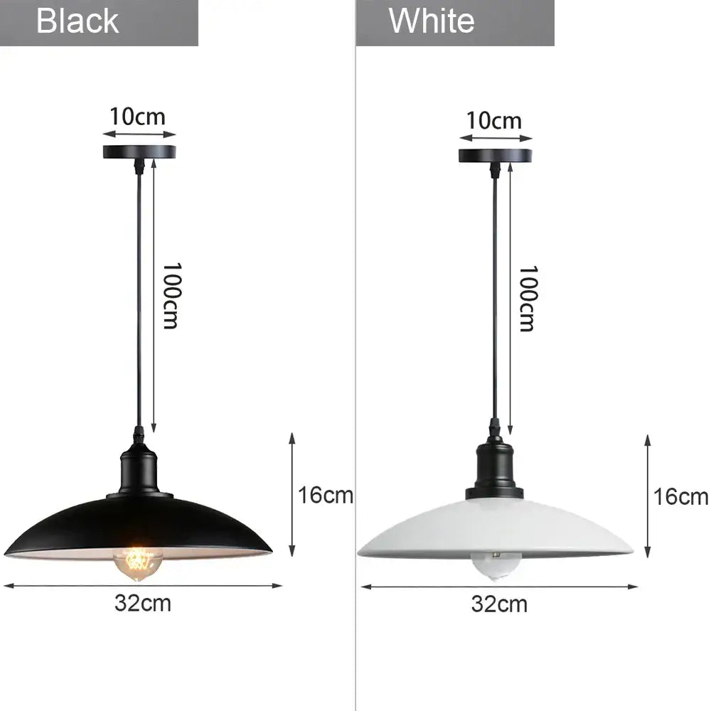 Black and brass industrial loft chandelier pendant light with 32cm dome shades and 10cm ceiling mount by decorbites industrial loft