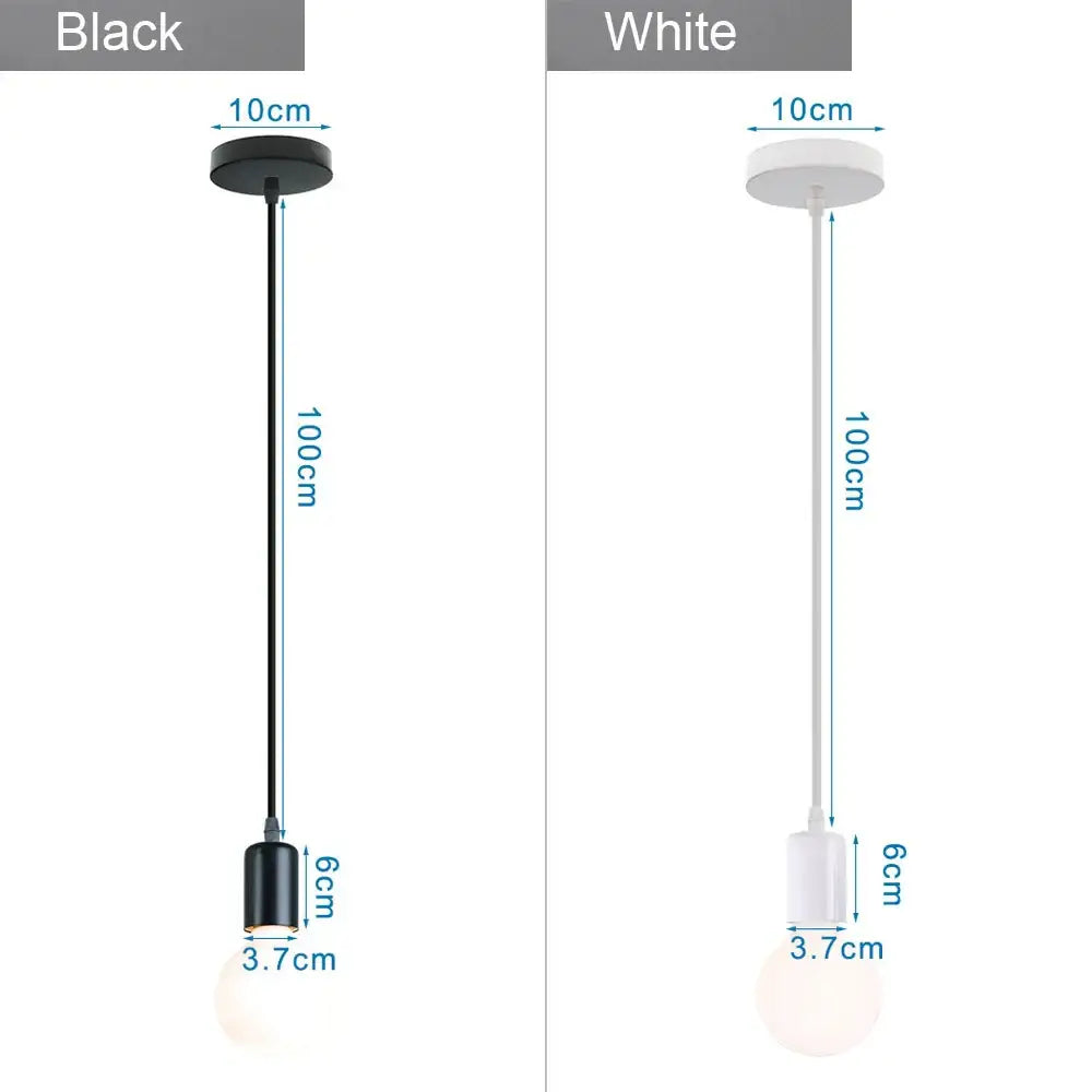 Black and white minimalist pendant lights with frosted glass globes in decorbites industrial loft chandelier design