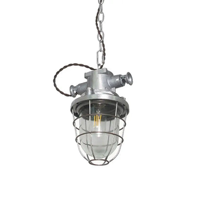 Industrial Metal Pendant Ceiling Lamp: Single-Shade Suspension Lighting for Bistro