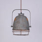 Industrial Metal Pendant Ceiling Lamp: Single-Shade Suspension Lighting for Bistro