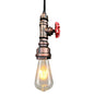 Industrial Metal Pendant Light with Exposed Bulb for Suspended Warehouse Lighting