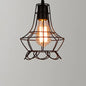 Industrial Retro 1-Light Pendant with Metal Cage for Bar - Hang in Style!