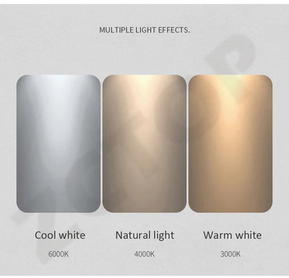 Industrial retro led pendant light showing cool white 6000k natural light 4000k and warm white 3000k for dining room light source