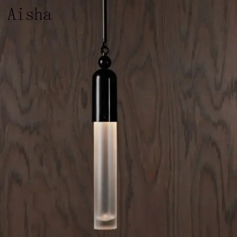 Black and frosted glass pendant lamp with sleek modern design decorbites industrial retro pendant for living room decor