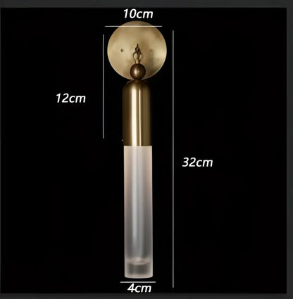 A sleek industrial retro pendant lamp with a brass finish and frosted glass for living room decorbites industrial retro