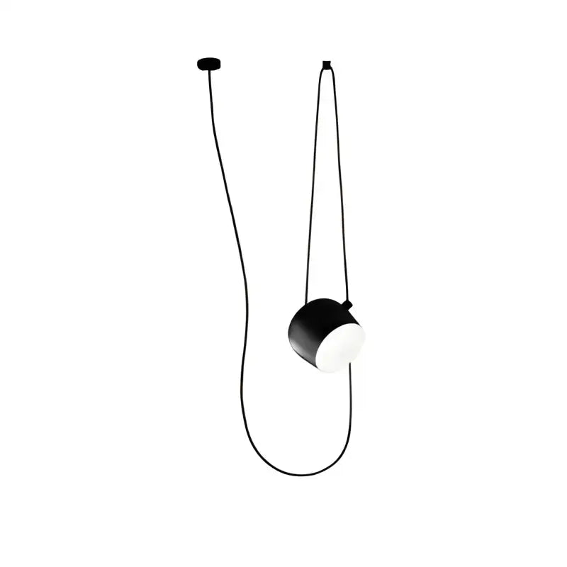 Industrial spider pendant lamp with black cylindrical matte black pendant lamp and white illuminated face decorbites industrial spider