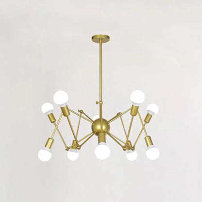 Industrial Sputnik Chandelier for Bar or Coffee Shop