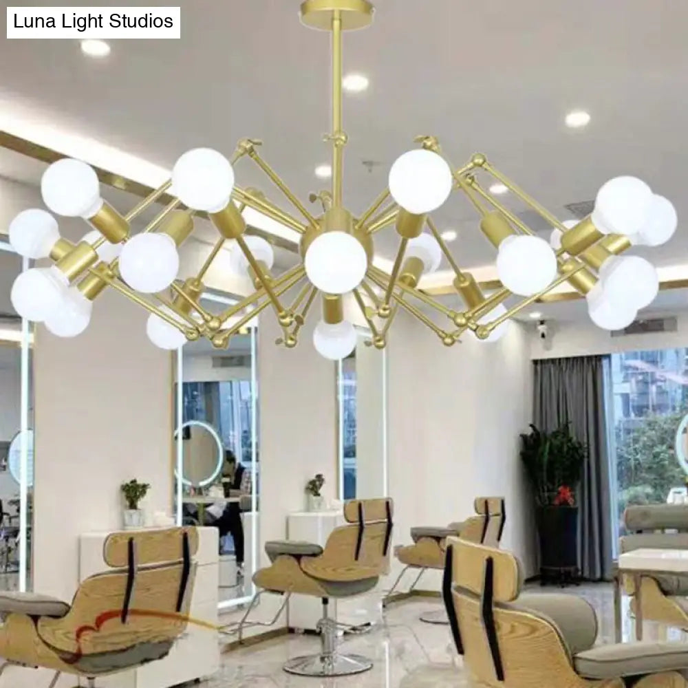 Industrial Sputnik Chandelier for Bar or Coffee Shop