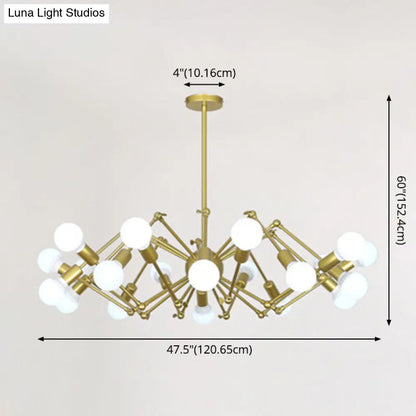 Industrial Sputnik Chandelier for Bar or Coffee Shop