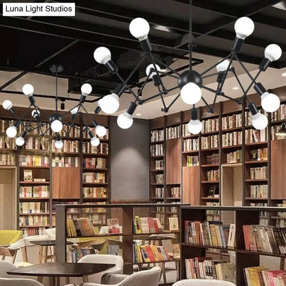 Industrial Sputnik Chandelier for Bar or Coffee Shop